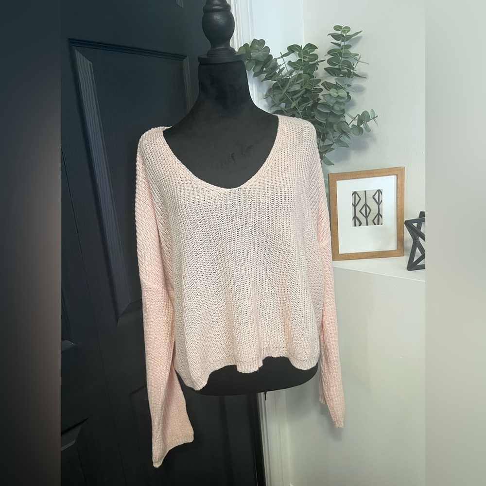 Mi Ami by Francesca’s XL Pink Knit Sweater